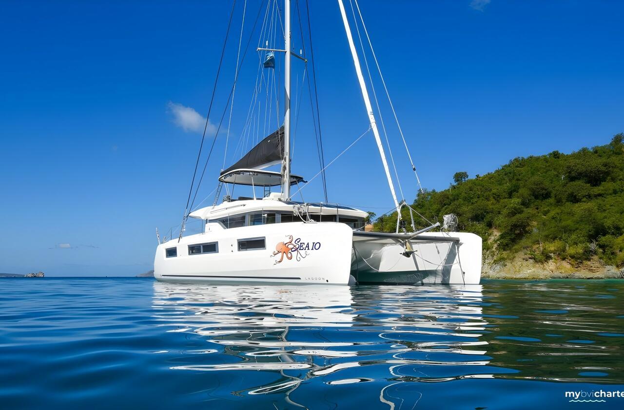 Lagoon 50 da BVI Yacht Charters em Tortola