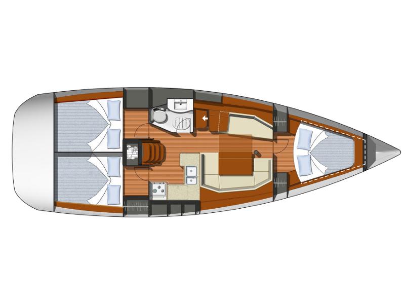 Sun Odyssey 39i par Nautilia Yachting à Préveza