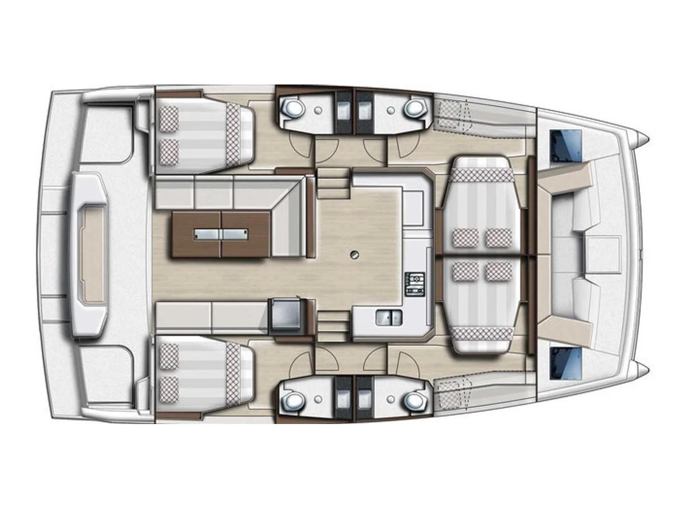 Bali Catspace av Candor Yachting i Kaštel Gomilica