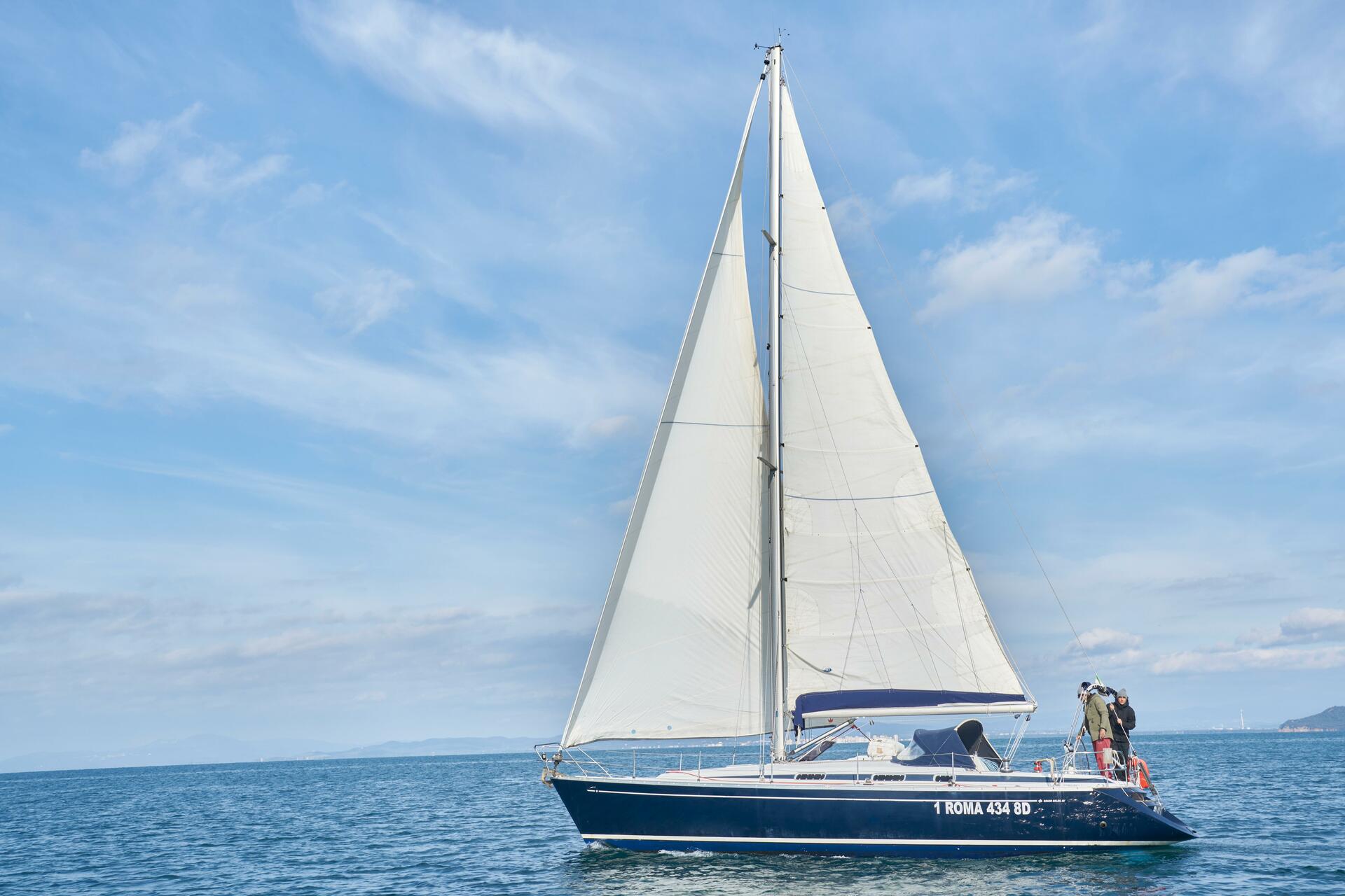 Grand Soleil 43 från Flo Sail i Punta Ala