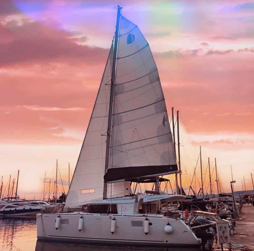 Lagoon 450 F van El Yachting op Lefkada