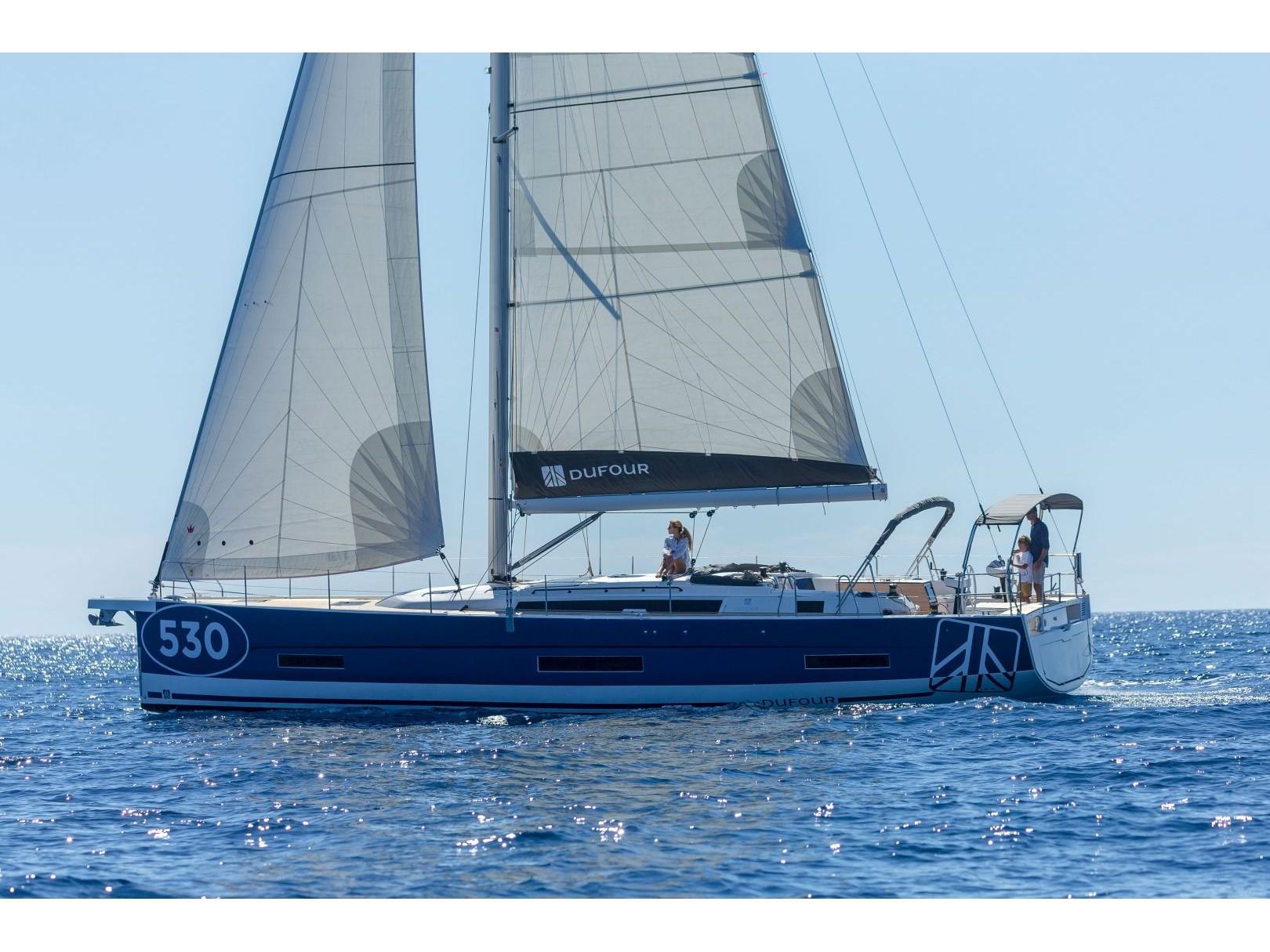 Dufour 530 from Invictus Sicily in Capo d’Orlando