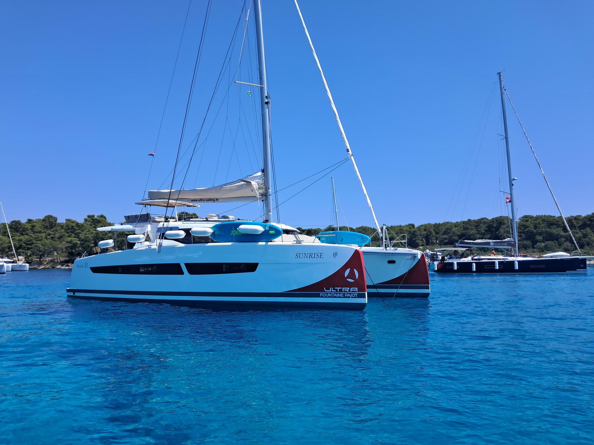 Fountaine Pajot Aura 51 von Ultra Sailing in Seget Donji