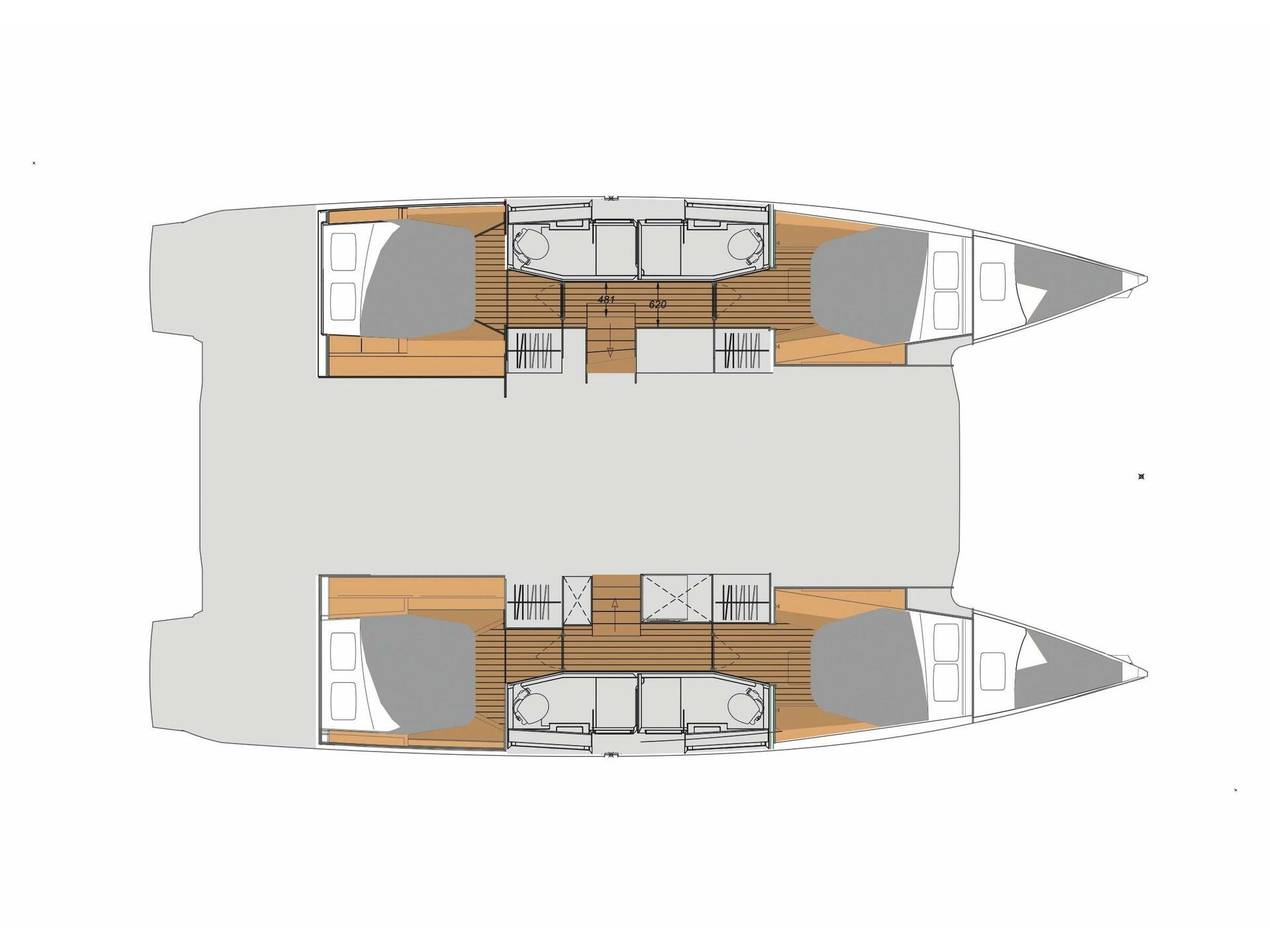 Fountaine Pajot Elba 45 par Bemex Boot à Sukošan
