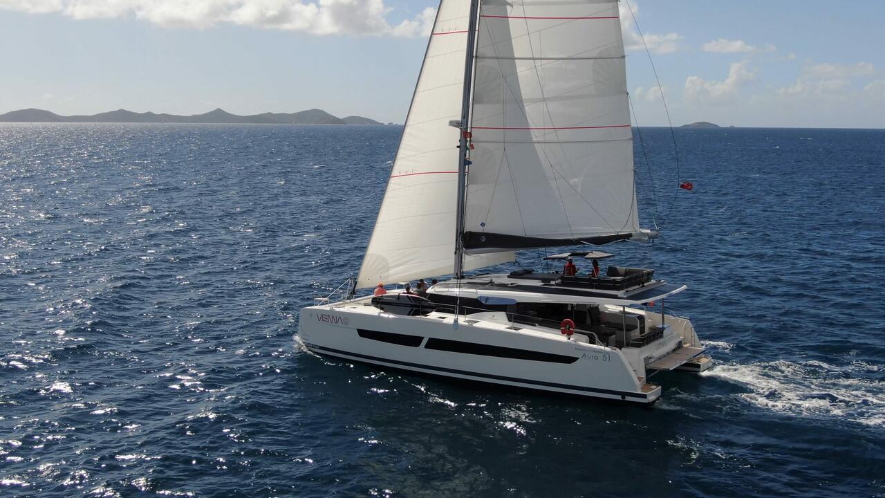 Fountaine Pajot Aura 51 von BVI Yacht Charters in Tortola