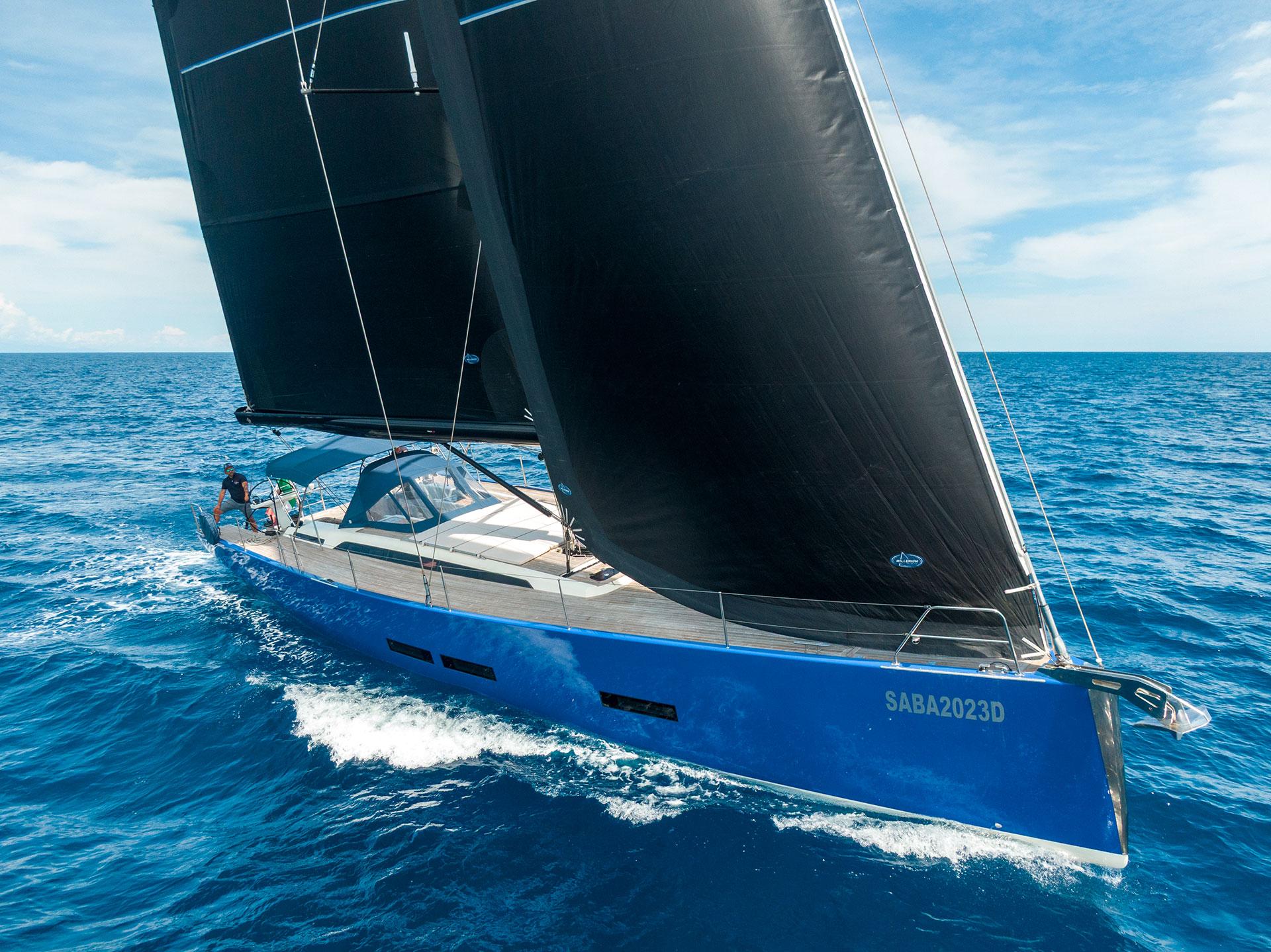 Solaris 55 af Aladar Sail i Porto Rotondo