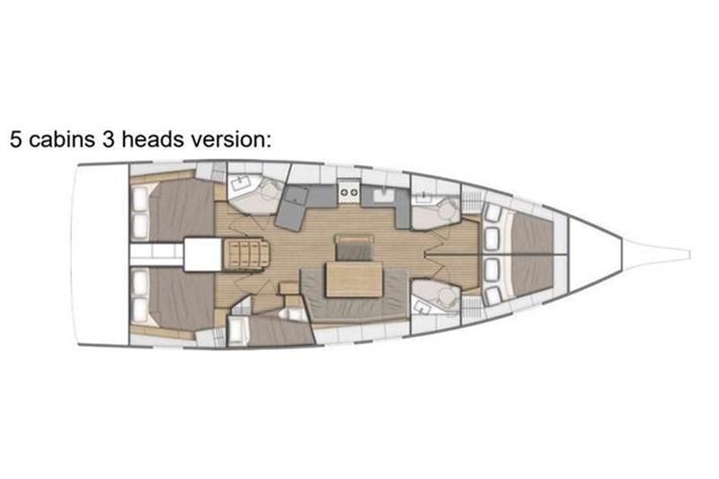 Oceanis 54 yritykseltä RM Croisieres Le Marinissa