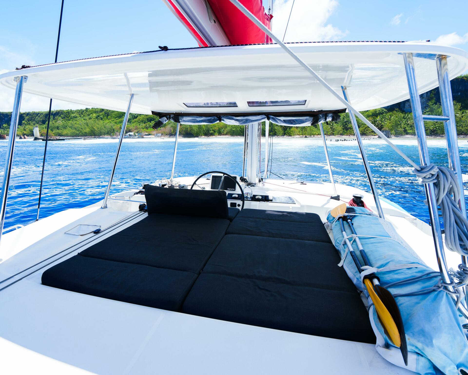 Lagoon 46 from Poe Charter in Rangiroa