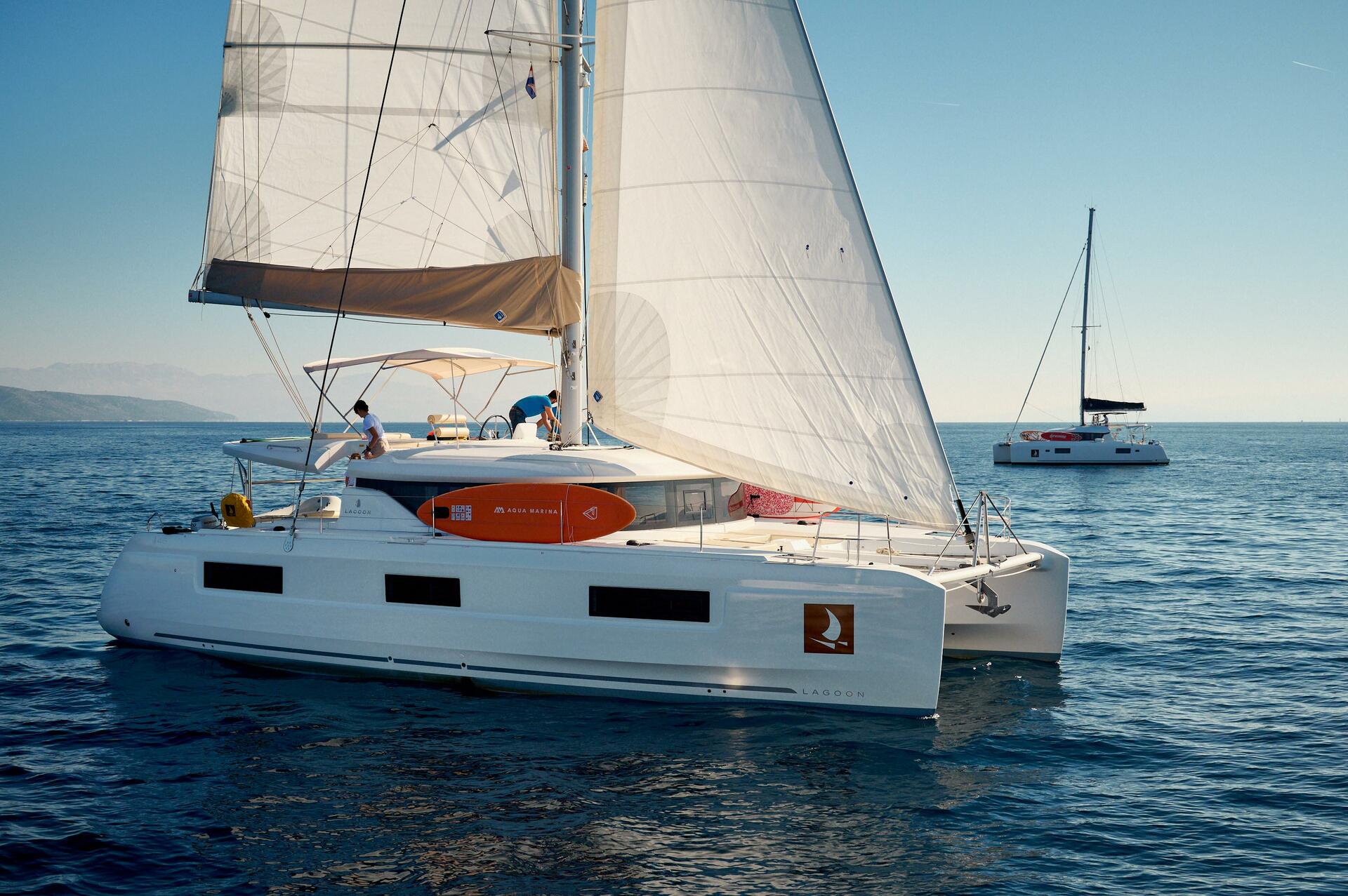 Lagoon 46 da Cata Sailing em Trogir