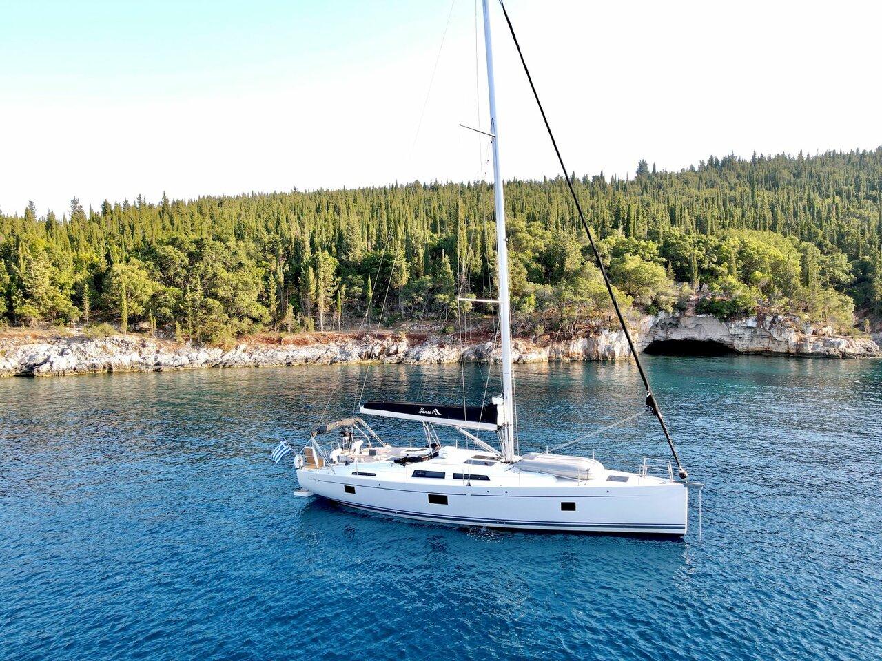 Hanse 508 from Hevema in Lefkada