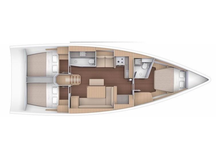 Dufour 430 af Ancyra Sailing i Fethiye