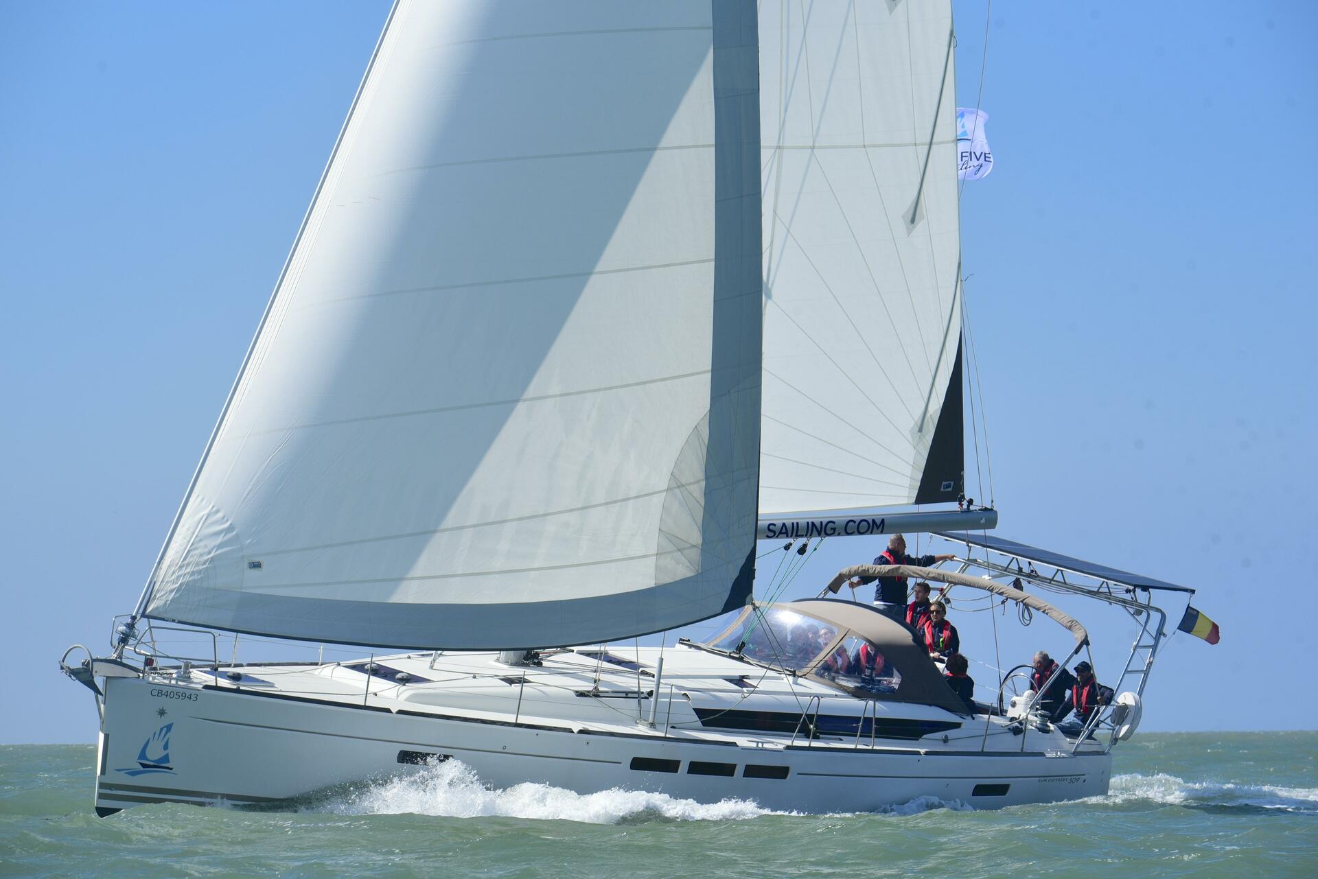 Sun Odyssey 509 della High Five Sailing a Nieuwpoort