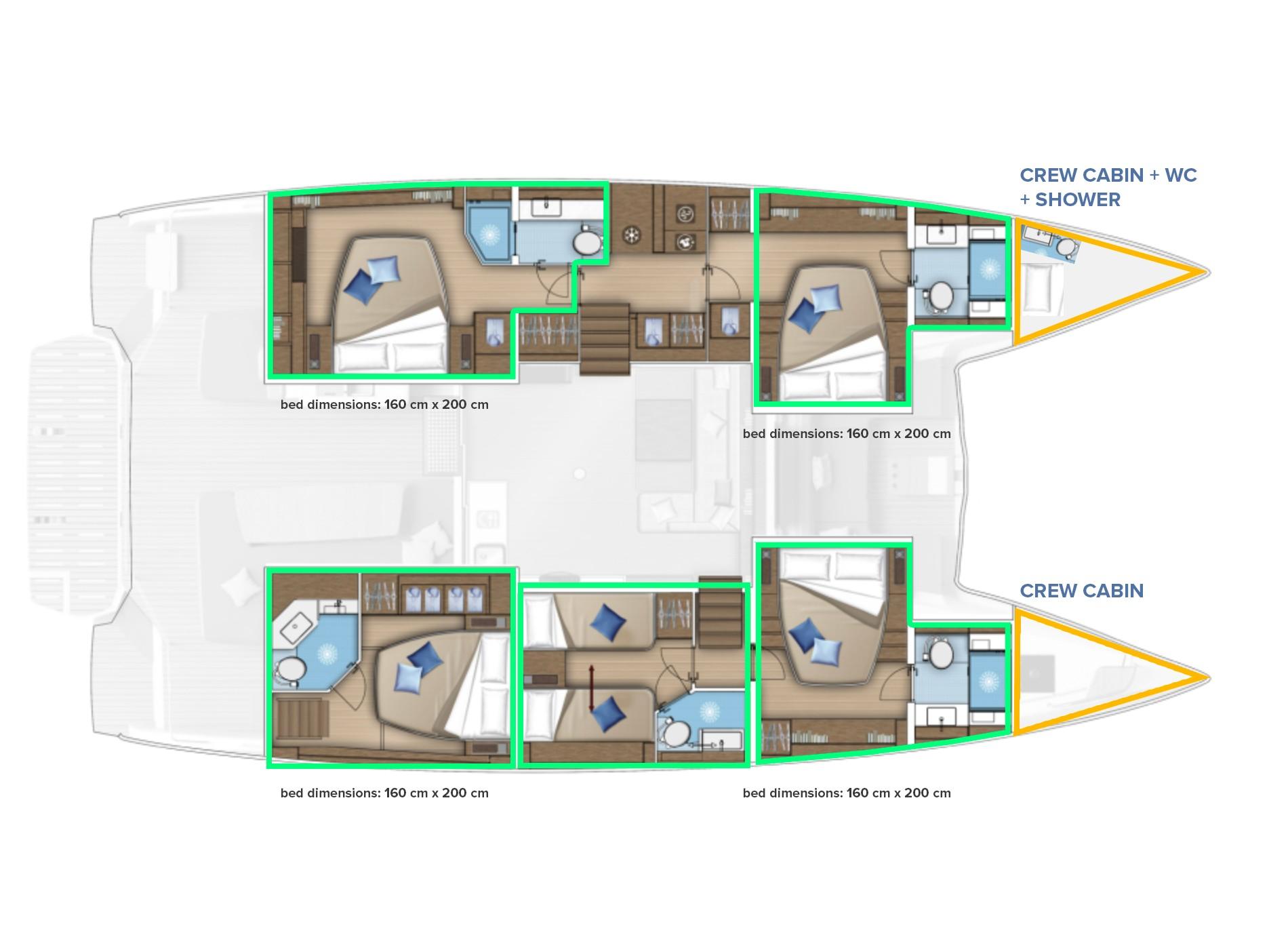 Lagoon 55 from Adriatic Sailing in Kaštel Gomilica