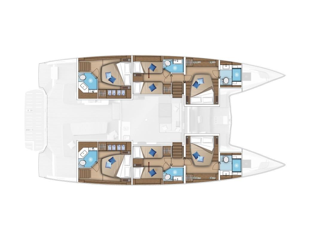 Lagoon 55 from Shamandura Charter in Capo d’Orlando