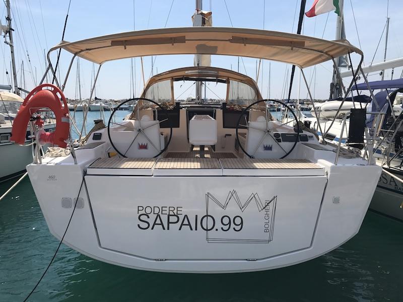 Dufour 460 Grand Large della Toscanacharter a Porto di Cecina