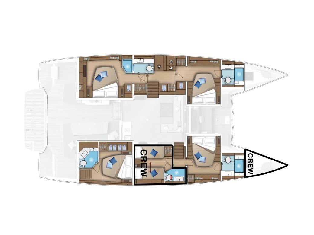 Lagoon 55 from Arca Sailing in Castellammare di Stabia