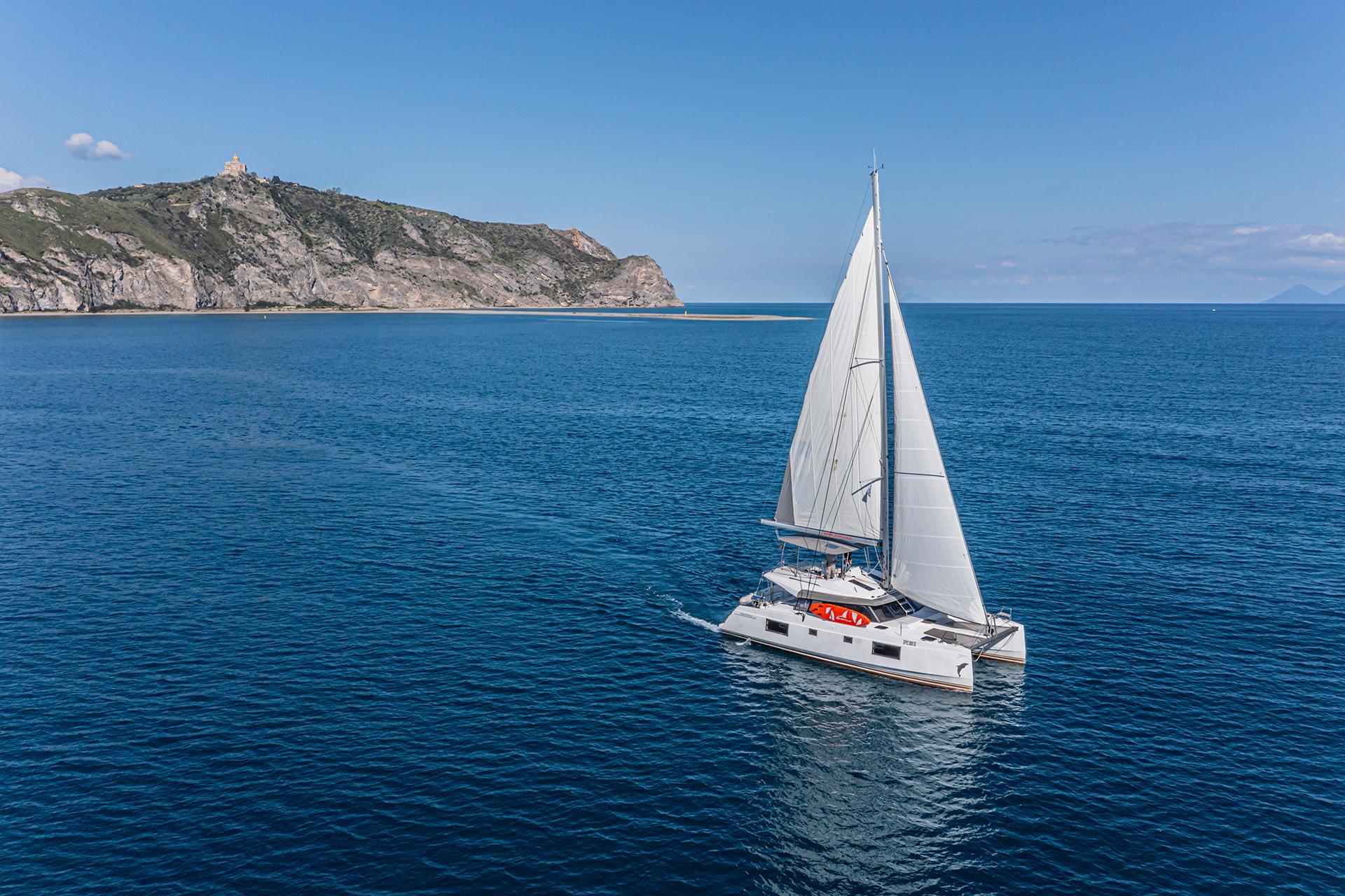 Nautitech 46 Fly from Sea Folk Yacht Charter in Furnari