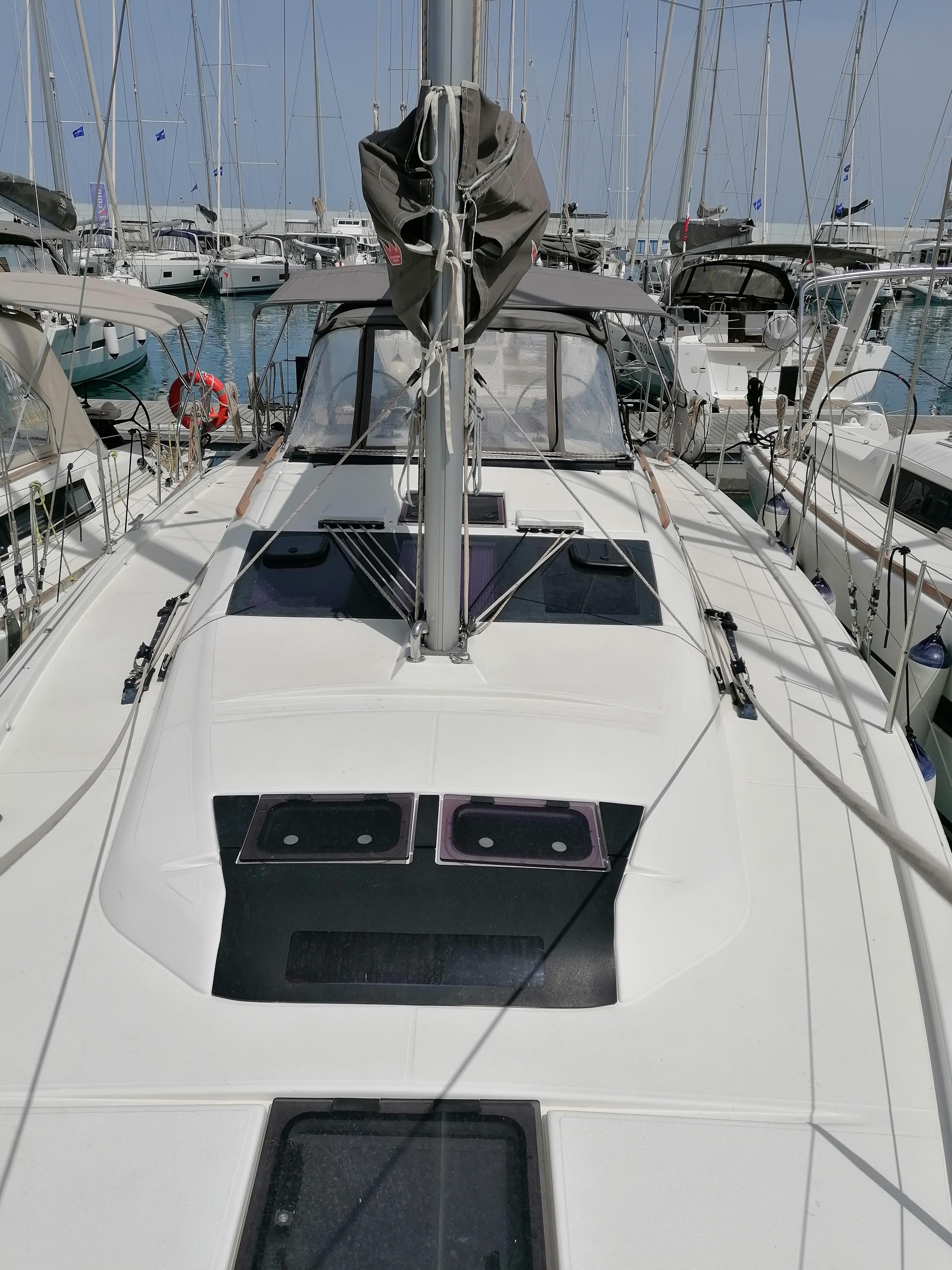 Dufour 390 Grand Large from Parallelo 38 Charter in Furnari