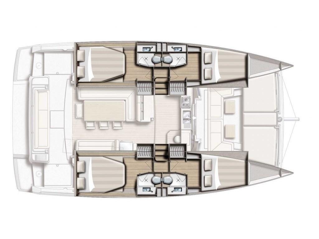 Bali 4.1 from Crystal Sea Yachting in Preveza