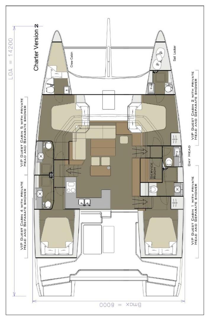 Dufour 48 Catamaran from Marina Yacht Charter