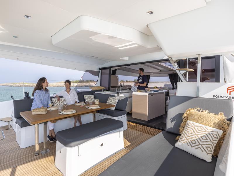 Fountaine Pajot Aura 51 af Rumbo Norte i Martinique