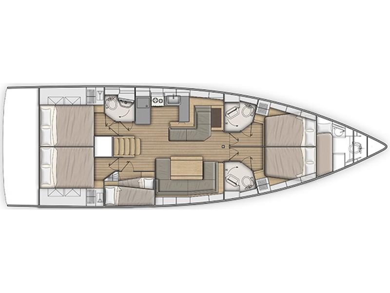 Selinde - Water maker, Solar Panel | Oceanis 51.1