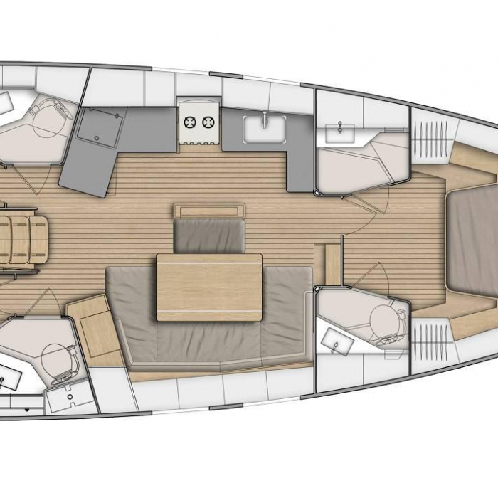 Anse Soleil | Oceanis 46.1 photo 24