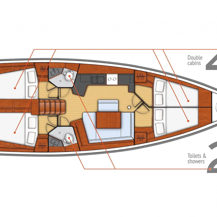 Cancan | Oceanis 45 photo 2