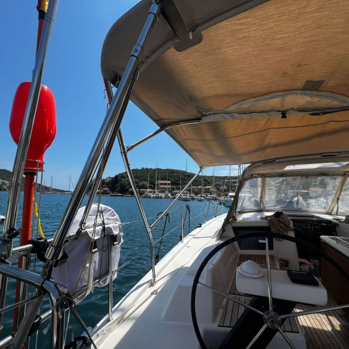Maestro ( The boat is located in the Port of Sivota, Lefkada ) | Dufour 390 Grand Large photo 4