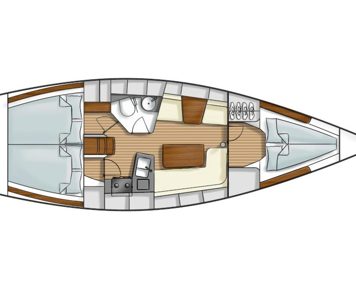 9 Muses | Hanse 342 photo 11