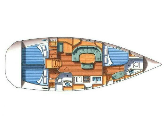 Aeolian Too (Solar, heating, Plotter) | Oceanis 393 Clipper photo 11