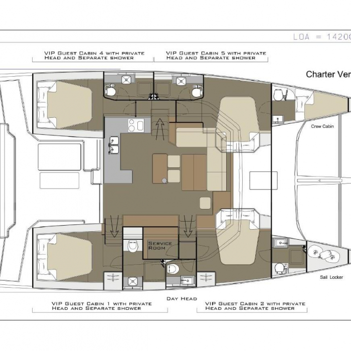Vittoria | Dufour Catamaran 48 4c+5h photo 10