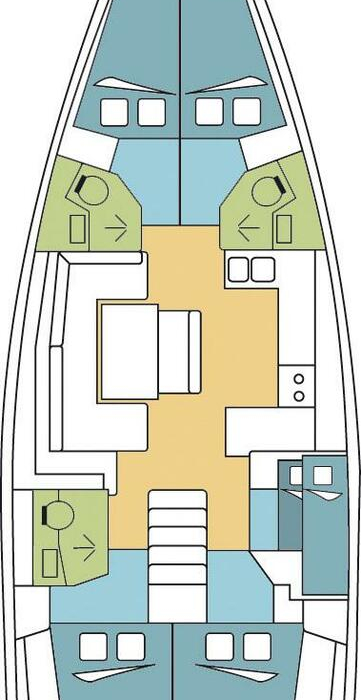 Chagos | Oceanis 48 photo 17