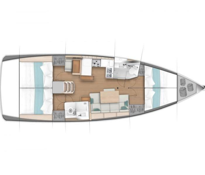 Virginia (A/C, Gen. 10kVA, Watermaker 160L/h, Electric Winch) | Sun Odyssey 440 photo 7