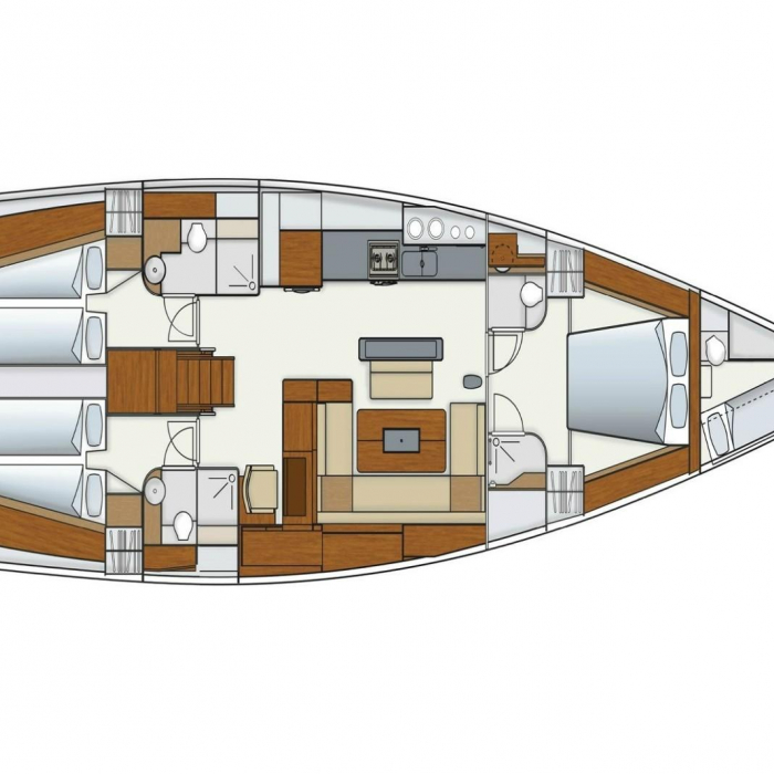 Kind of Blue | Hanse 575 photo 17