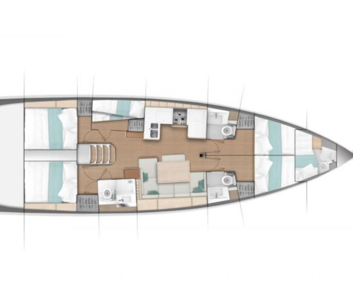 Helia (A/C, Gen. 10kVA, Electric Winch NEW 2022) | Sun Odyssey 490 photo 8
