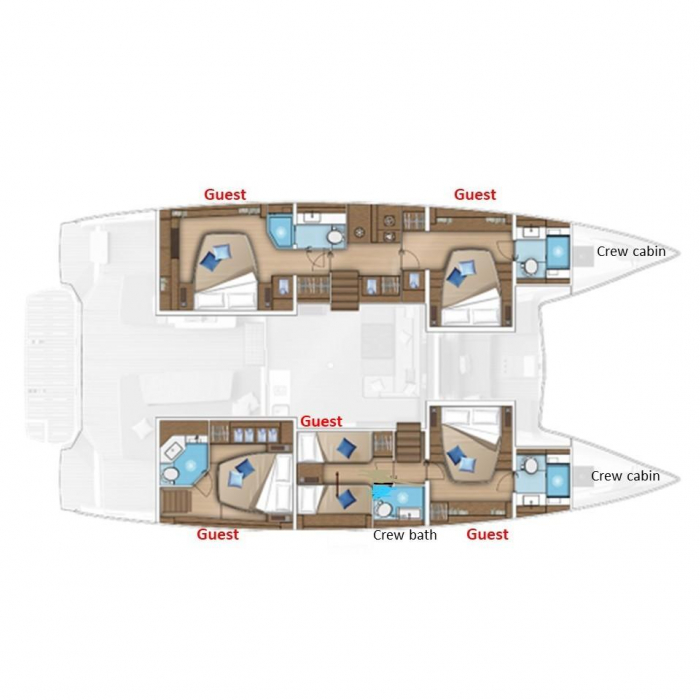 TRIWING CARIDA | Lagoon 55 photo 9