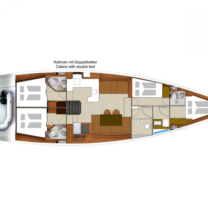 Champagne | Jeanneau 57 photo 3