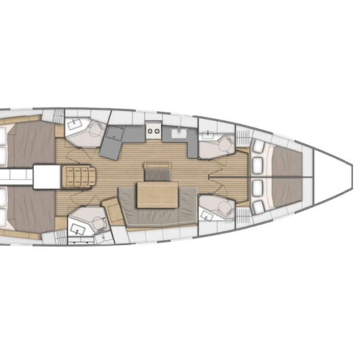 Eonia -  Comfort line | Oceanis 46.1 photo 7