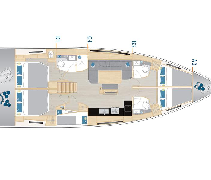 Yassica | Hanse 460 photo 6