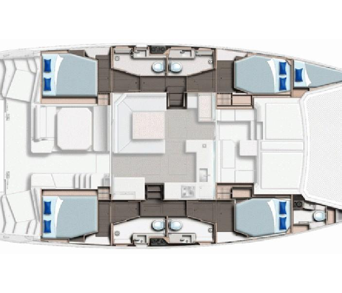 Cabin 1 (Rosabe) - price for 2 pp | Leopard 45 photo 3