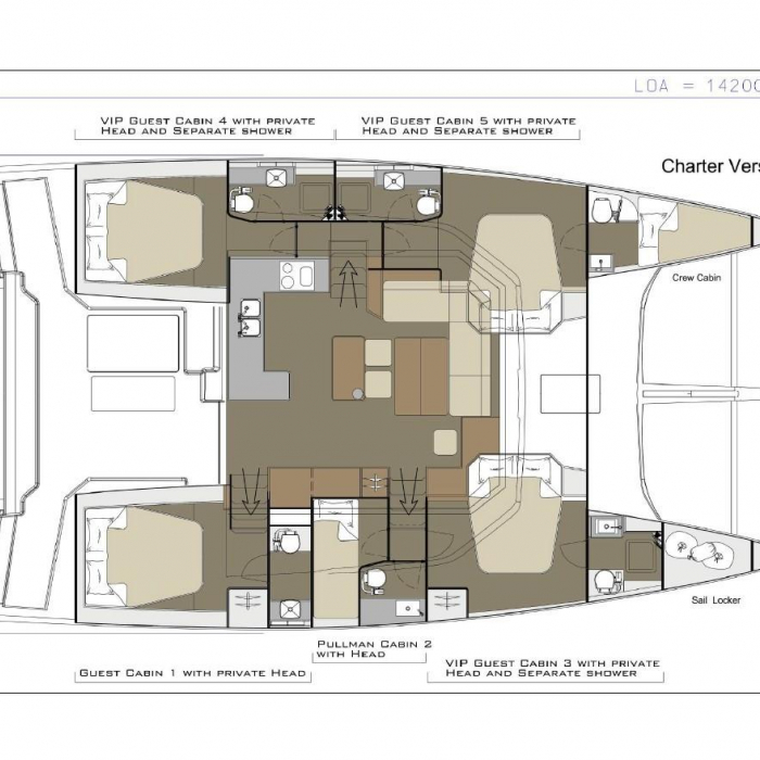 Amelie | Dufour Catamaran 48 5c+5h photo 11
