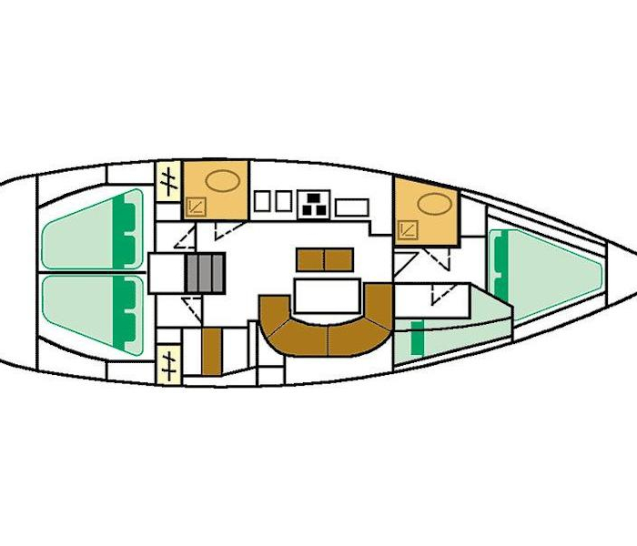 Simonetta (Bow Thruster, electric heads, Solar Panel) | Oceanis 411 Clipper photo 6