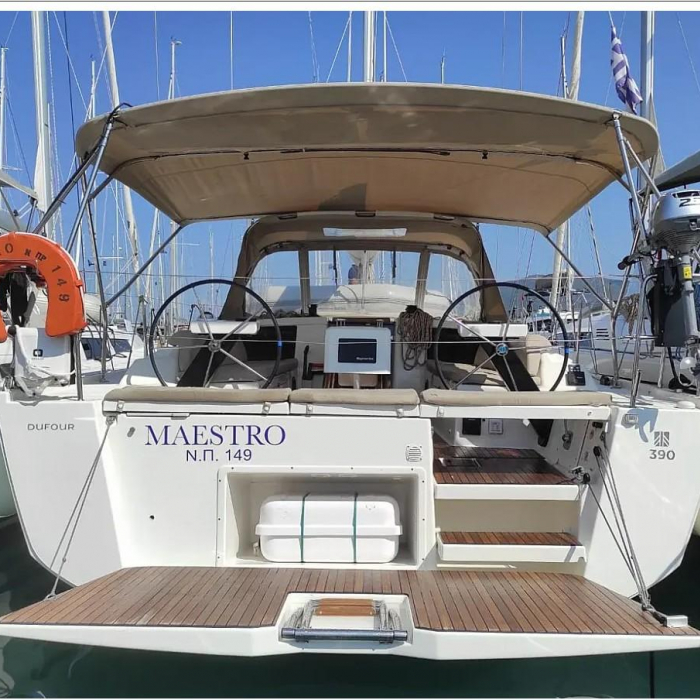 Maestro ( The boat is located in the Port of Sivota, Lefkada ) | Dufour 390 Grand Large photo 1