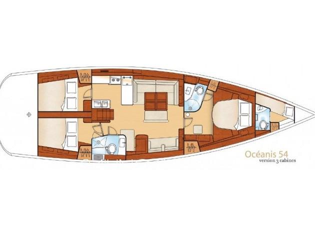 Thidawaree | Beneteau Oceanis 54 photo 6