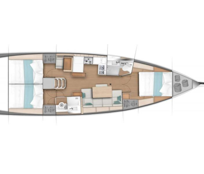 Yakamozi | Sun Odyssey 440 photo 1
