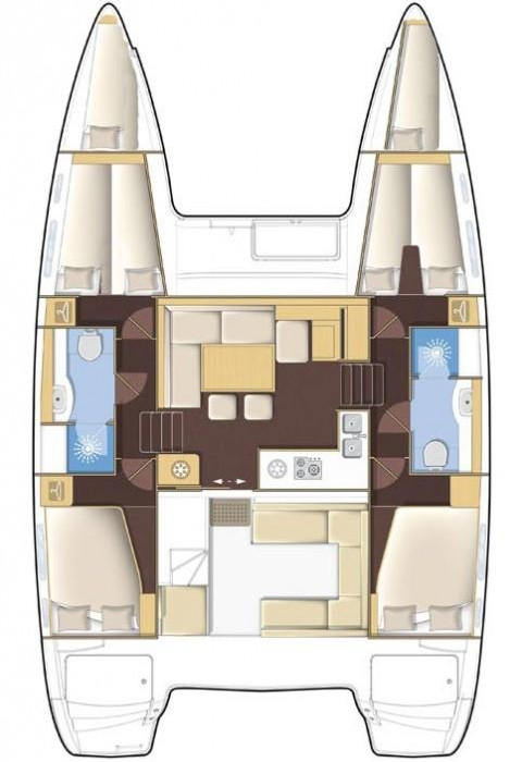 Lady Dom | Lagoon 400 S2 photo 30