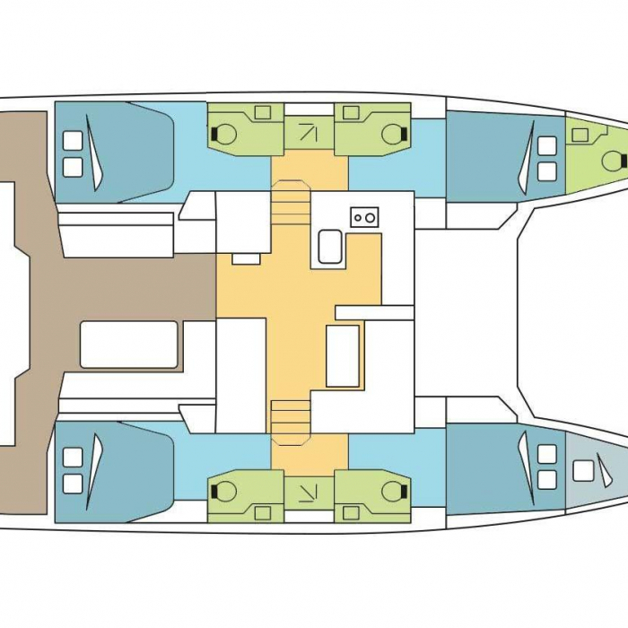 Fiammetta - A/C, Generator, Water maker | Nautitech 46 Fly photo 1