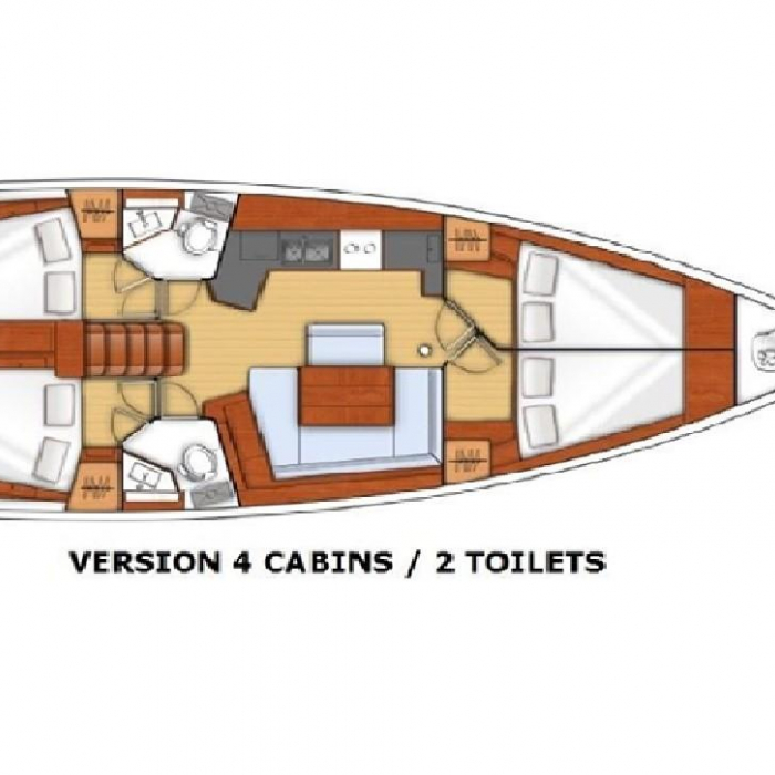 Soffia | Oceanis 45 photo 4