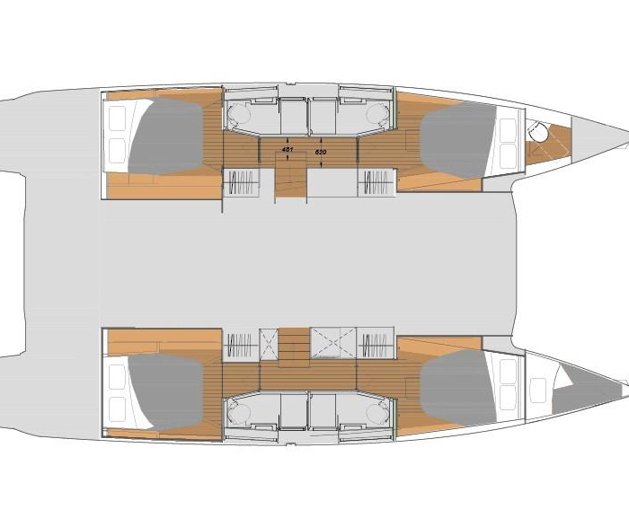 Jasmine | A/C, Gen, Water-maker, 12 pax | Elba 45 photo 10